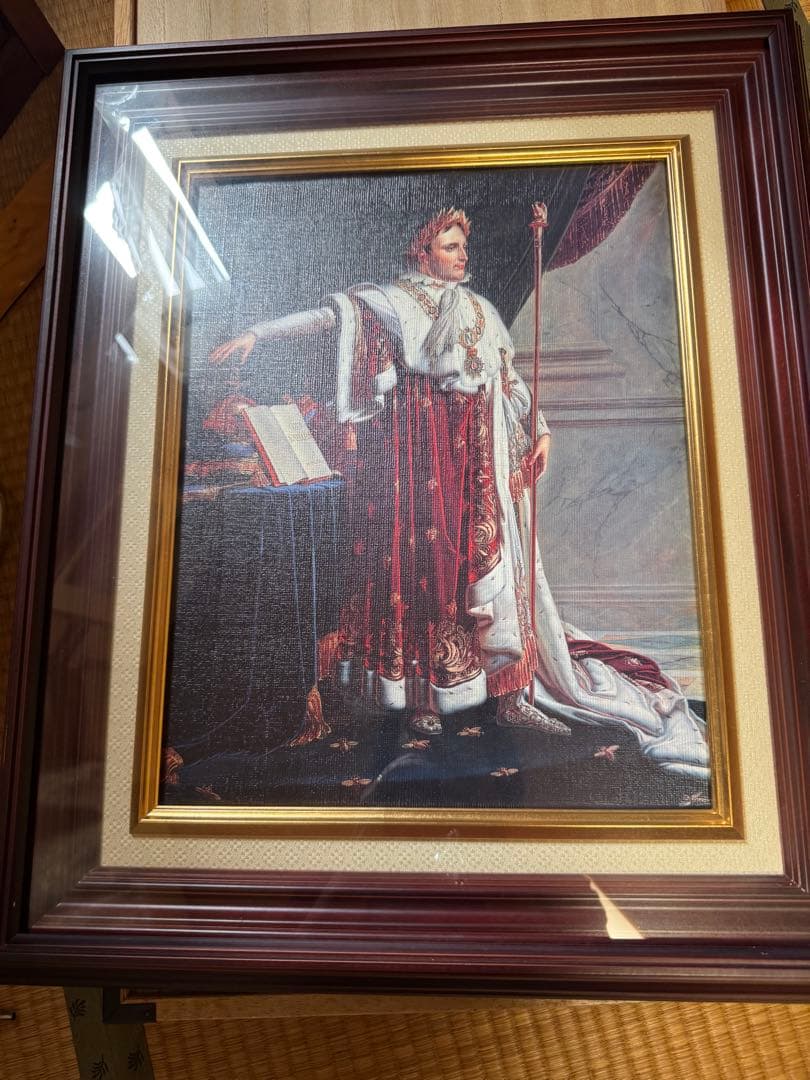 歴史的人物の絵画 豪華フレーム付き