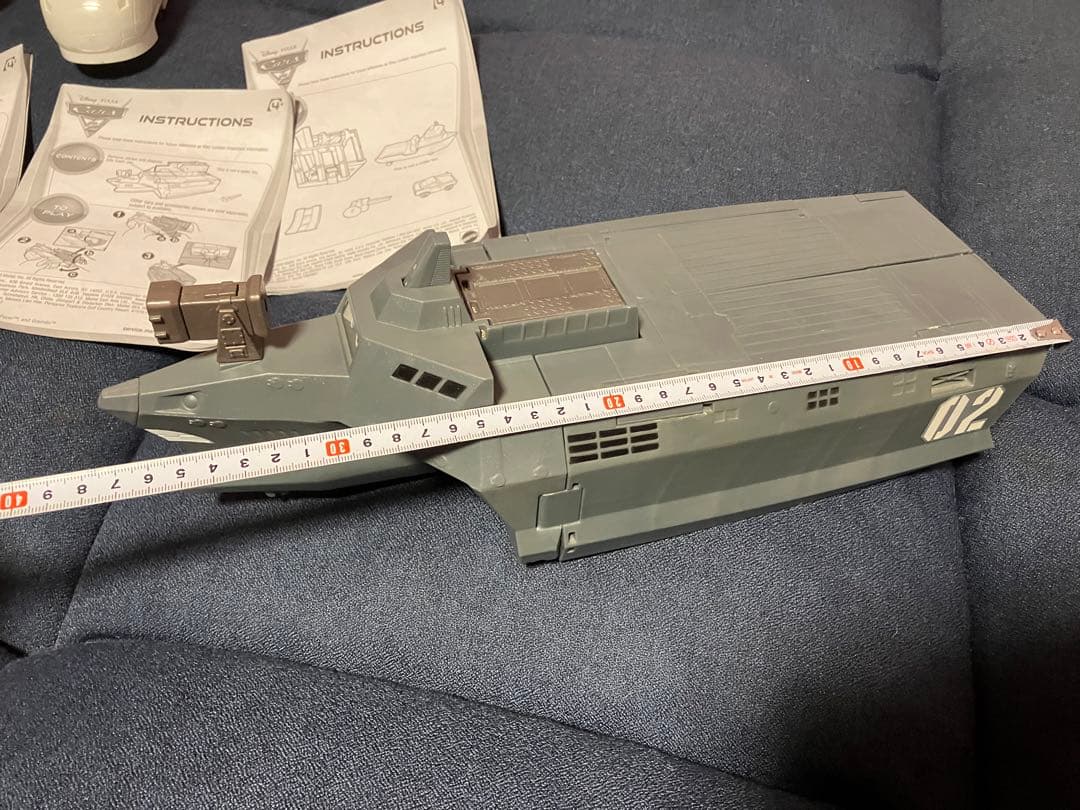 カーズ2 超レア物　トニートライフル　戦闘艦アメリカ海軍　3点セット　マテル社