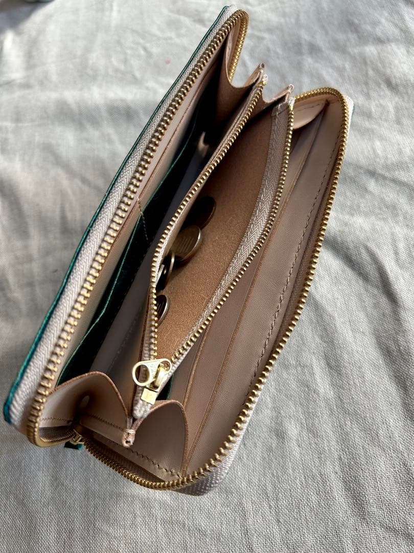 本革 長財布 馬蝋革 翠華｜ラウンドファスナー 悠革シリーズ