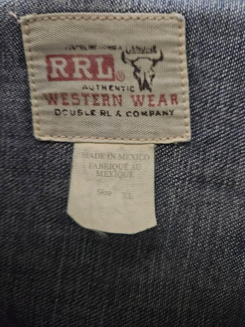 03　　RRL ウエスタン Tシャツ XL