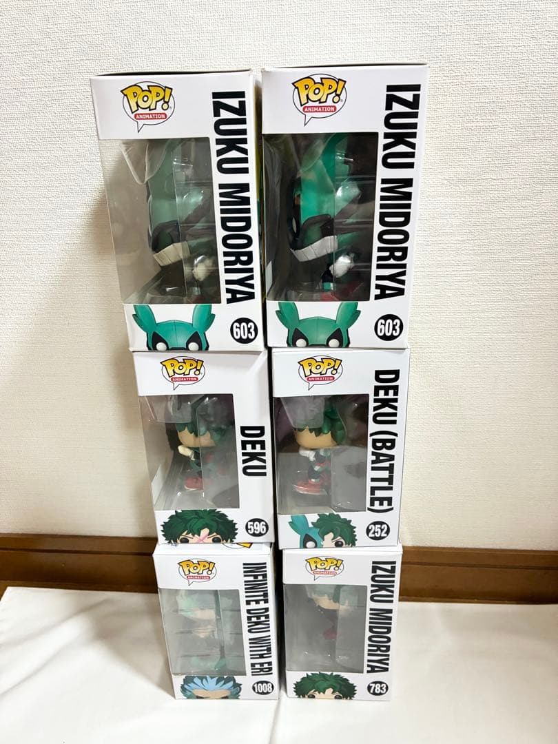 まとめ売り Funko popヒロアカ デク　6点　ファンコポップ　フィギュア