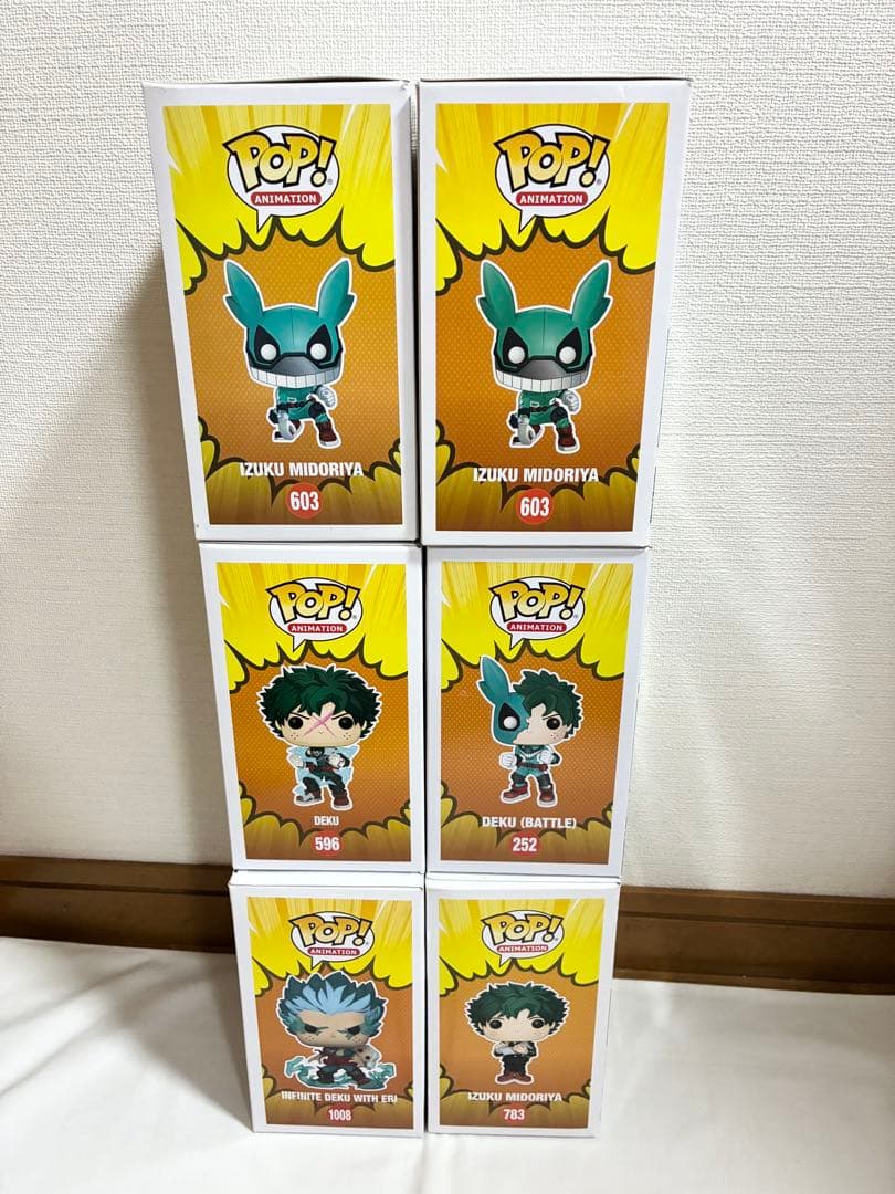 まとめ売り Funko popヒロアカ デク　6点　ファンコポップ　フィギュア