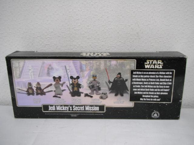 未使用品 スターウォーズ Jedi Mickey`s ミッキー フィギュアセット
