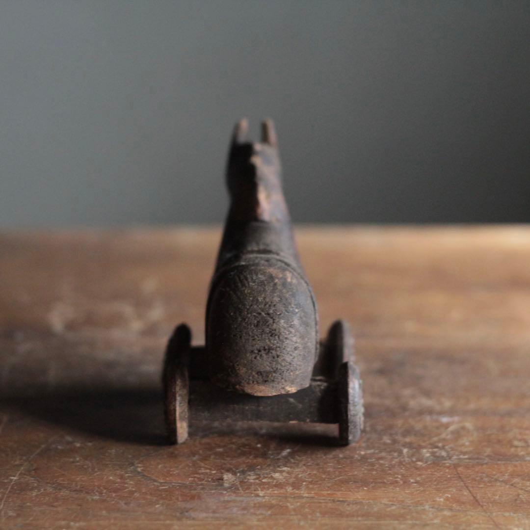 古い 木の 馬 古道具 アンティーク オブジェ ブロカント