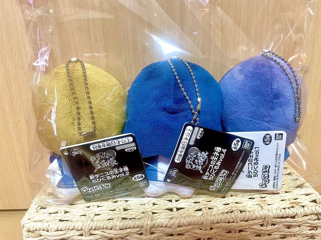 ☆美品☆テニプリ　新テニスの王子様　ちびぐるみ　氷帝セット　跡部景吾　忍足侑士