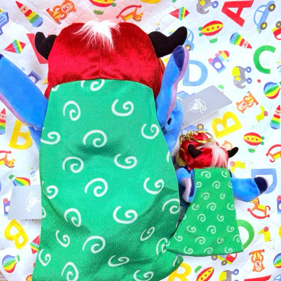 スティッチ ぬいぐるみ&キーチェーン 獅子舞 NEW YEAR STITCH