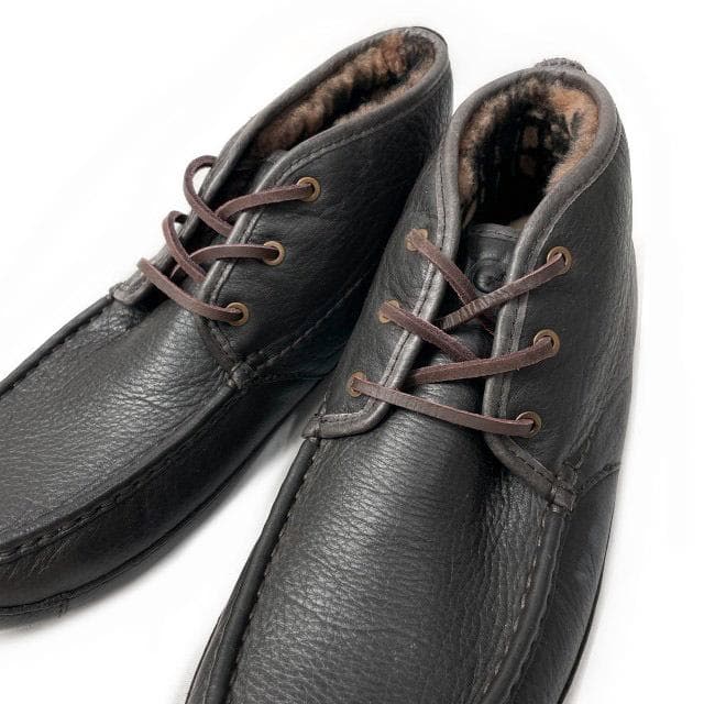 【即購入不可】UGG アグ レザー モカシン(28.0cm)茶 201030