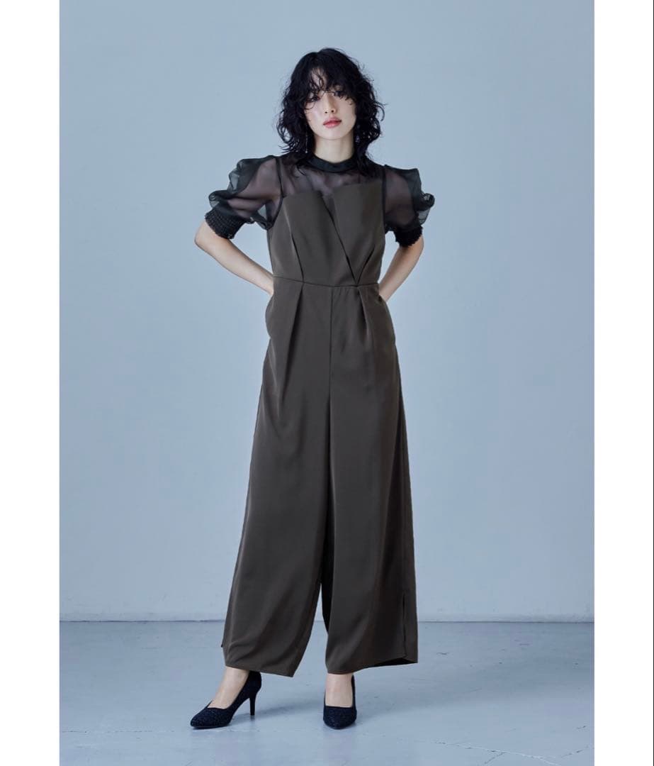 niana イレギュラーカッター オールインワン パンツドレス 結婚式 同窓会