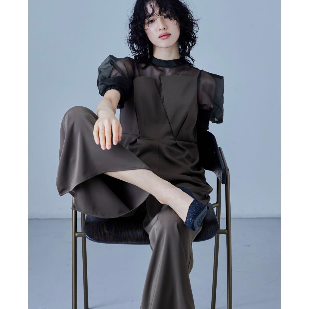 niana イレギュラーカッター オールインワン パンツドレス 結婚式 同窓会