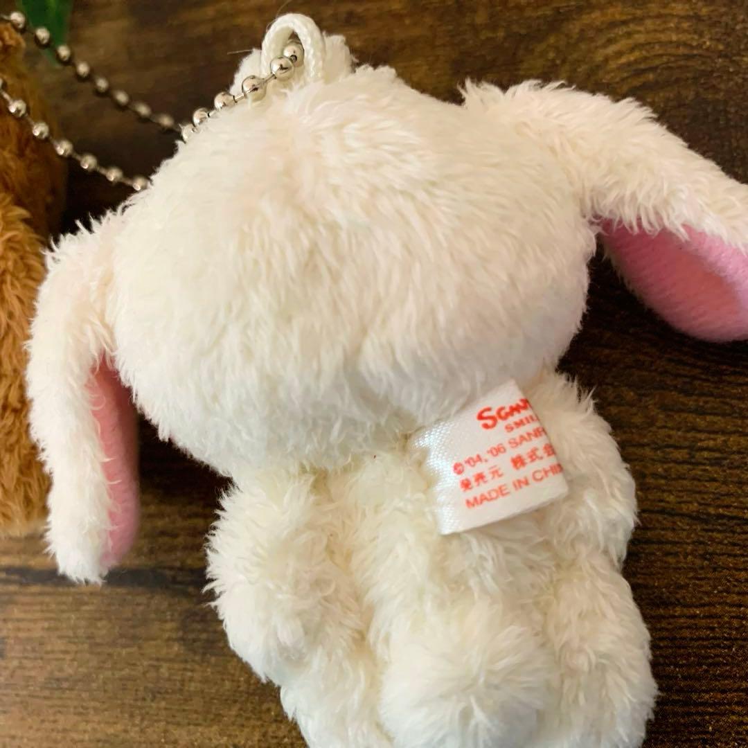 ★希少レア★ シュガーバニーズ　ペアマスコット　ぬいぐるみ　ボールチェーン　初期