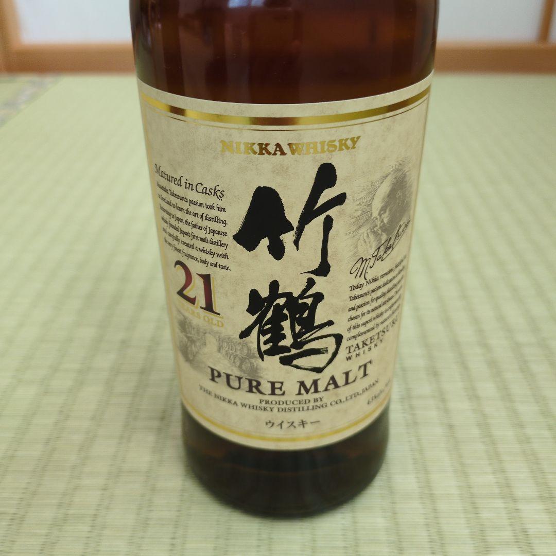 竹鶴 21年 ピュアモルト 700ml 木箱入り