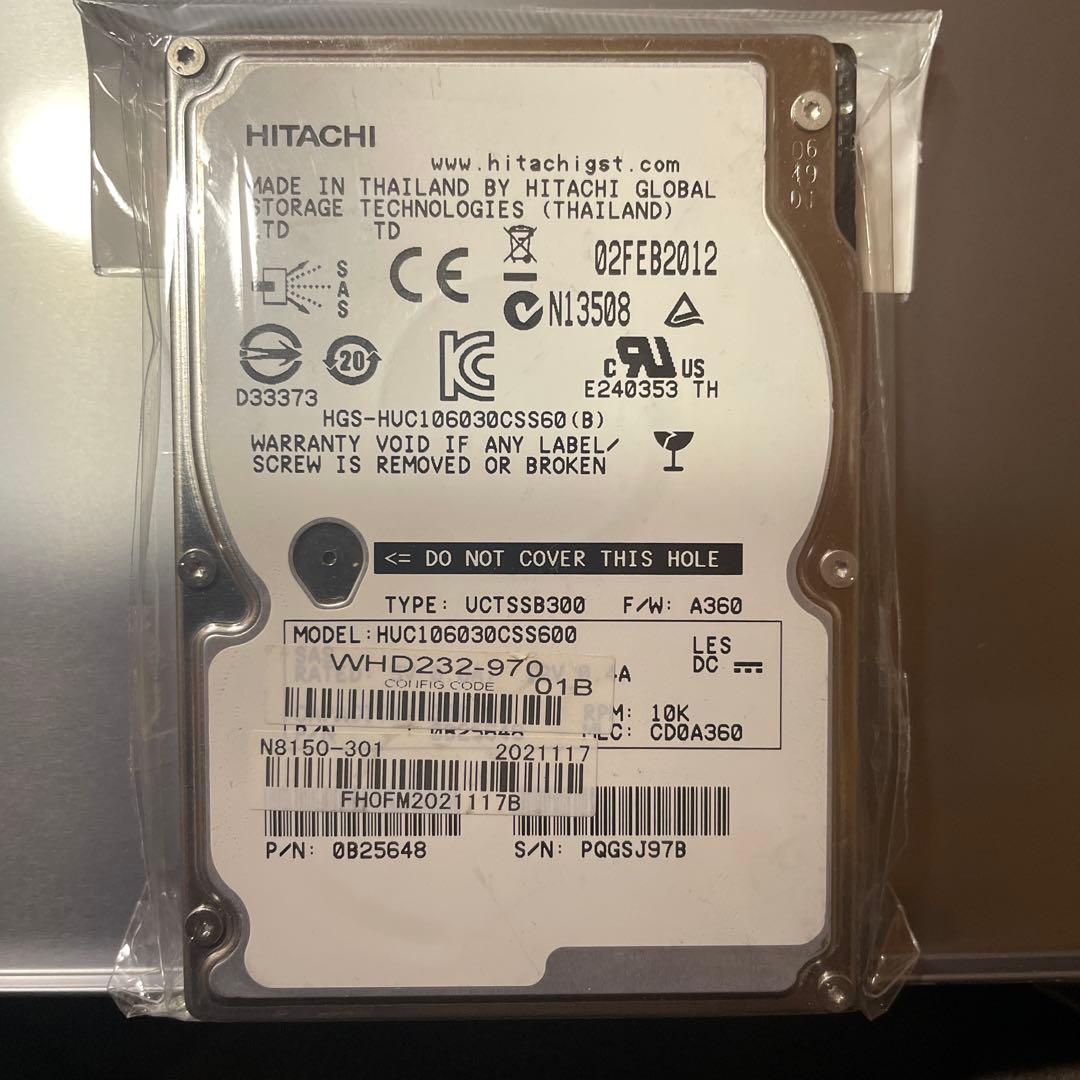 HITACHI HUC106030CSS600 ハードディスク　日立