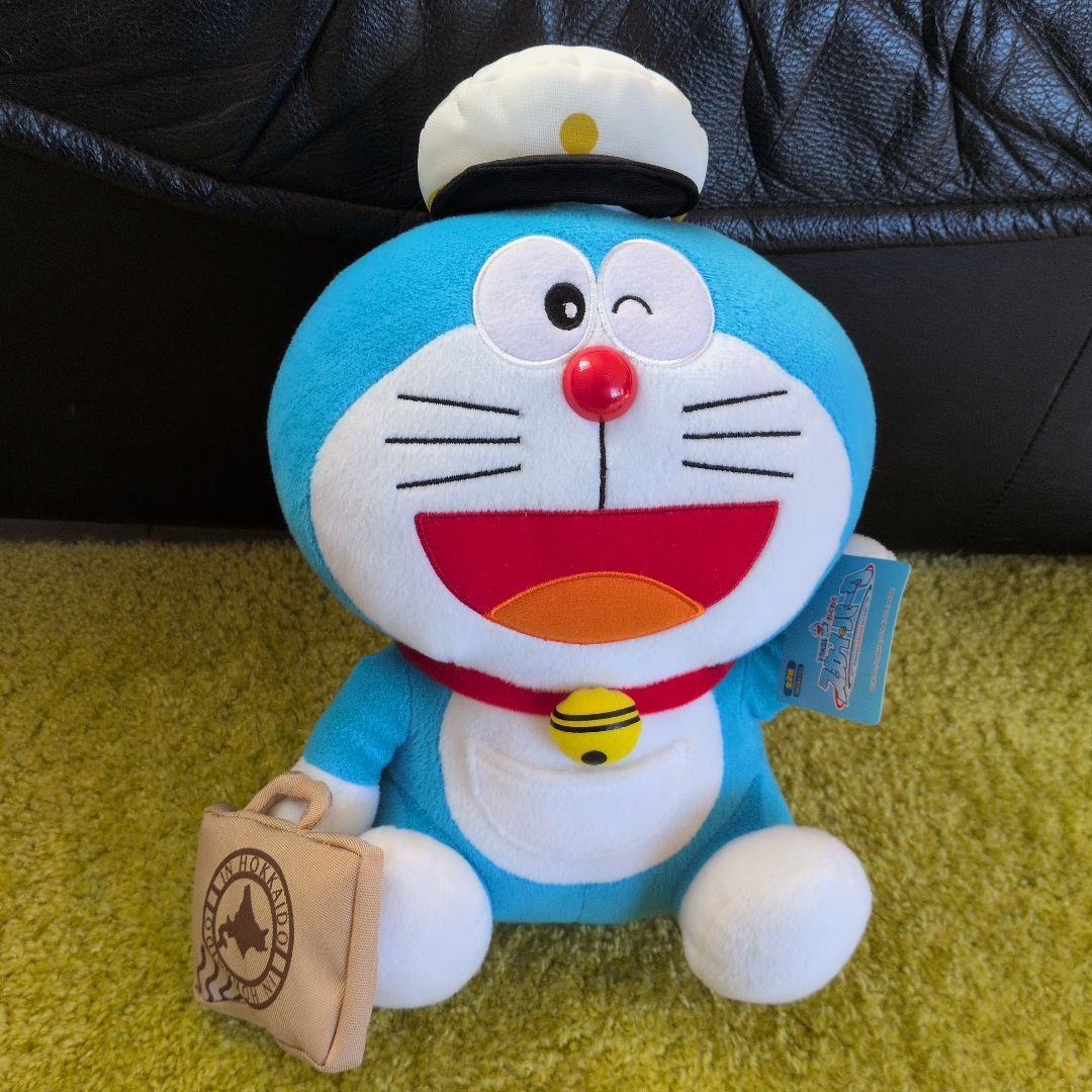 ドラえもん わくわくスカイパーク限定　SL北海道ぬいぐるみ　ドラえもん　非売品