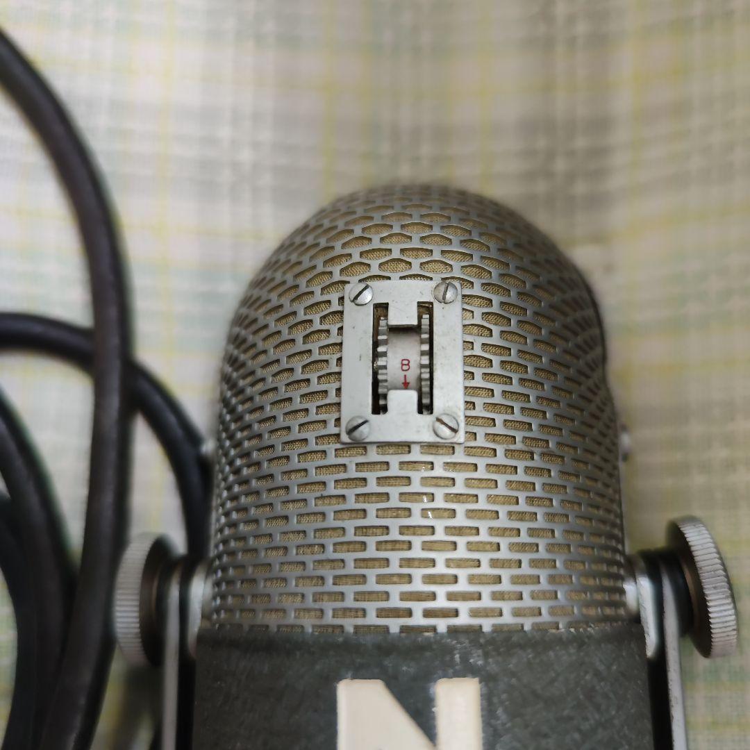 NHK ロゴマイクロフォン 東芝製レトロデザイン 動作品