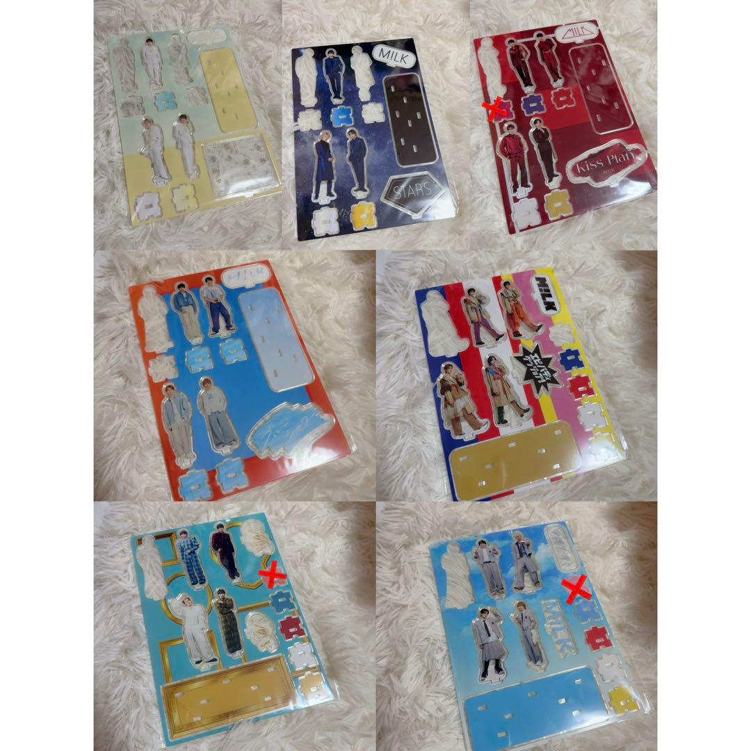 M!LK FC限定 集合アクリルスタンド セット