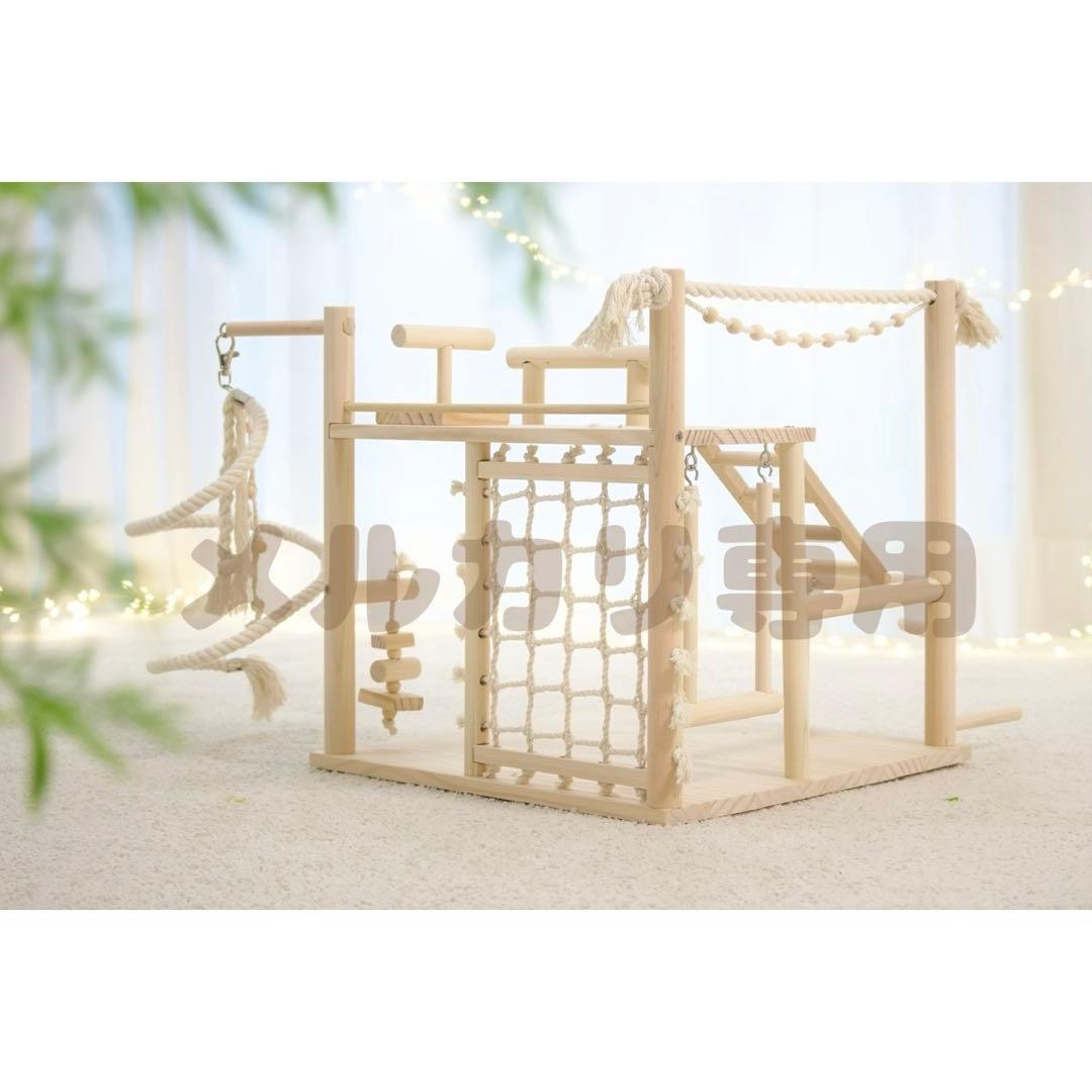 天然木のバードアスレチック