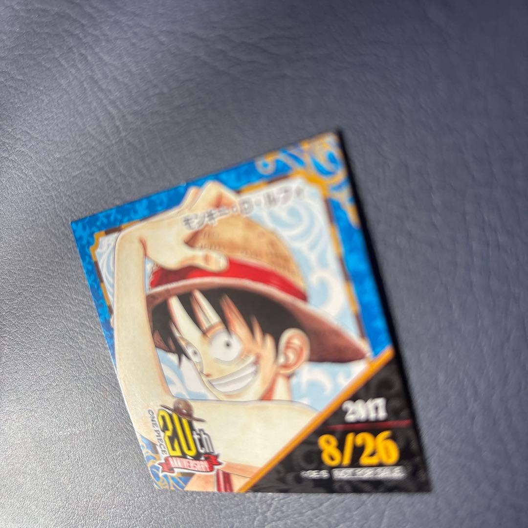 麦わらストア　365日　ステッカー　誕生日　バースデー　ルフィ　ワンピース