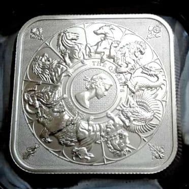 イギリス 2025 クイーンズビースト コンプリーター 純銀 1オンス