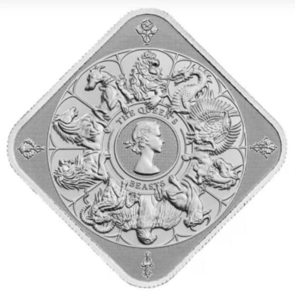 イギリス 2025 クイーンズビースト コンプリーター 純銀 1オンス