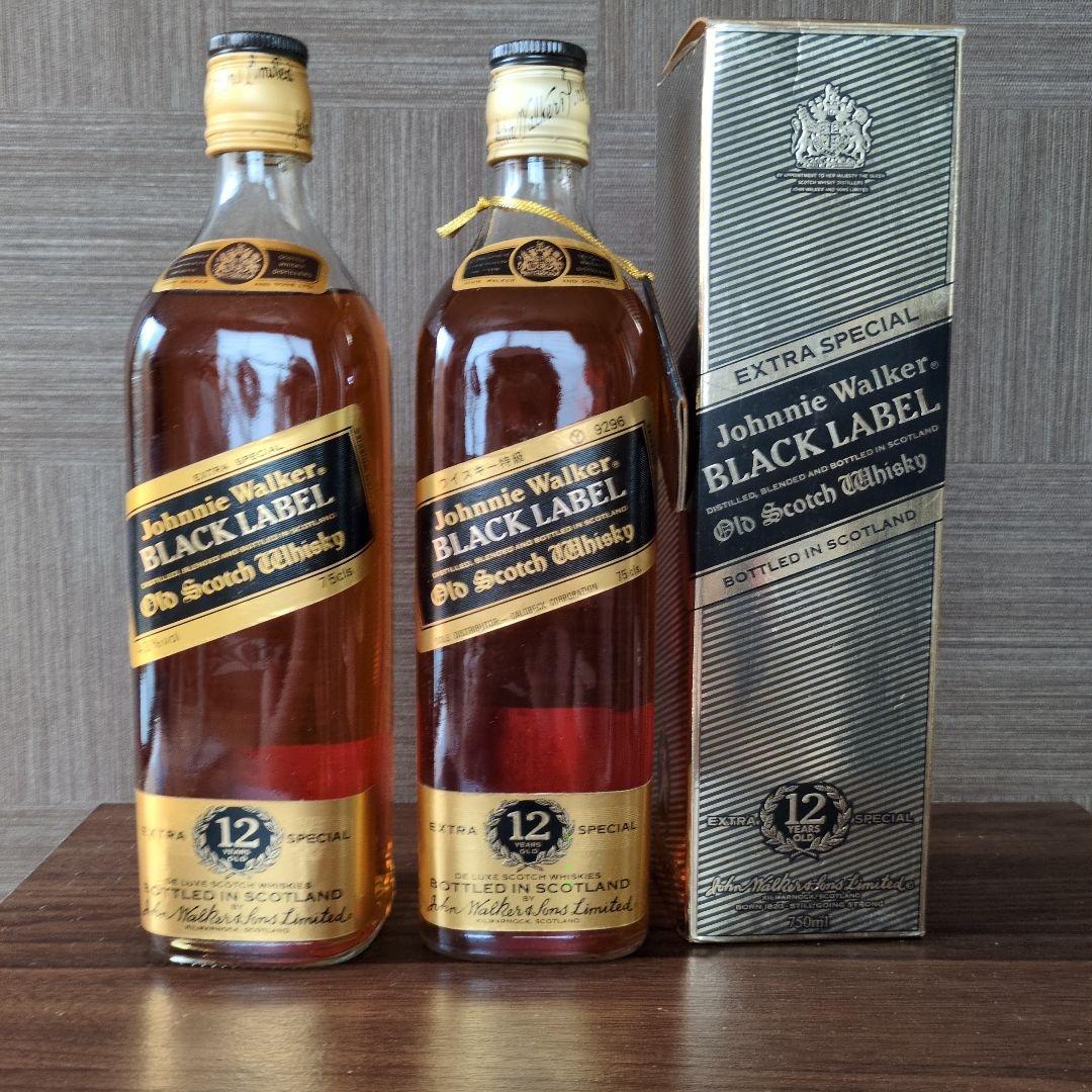 古酒 ジョニーウォーカー ブラックラベル　12年エクストラスペシャル