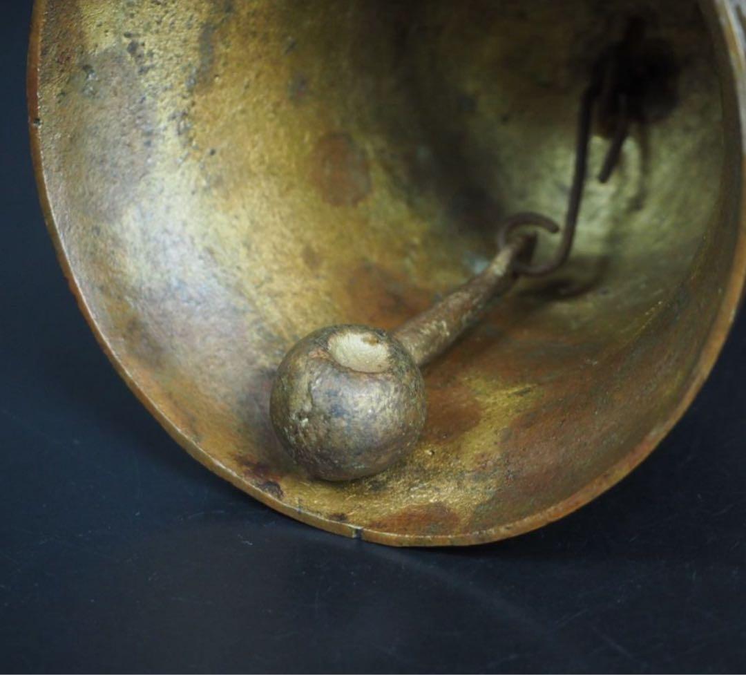 送料無料　密教法具 古銅五鈷杵金剛鈴　高さ20ｃｍ　仏教美術