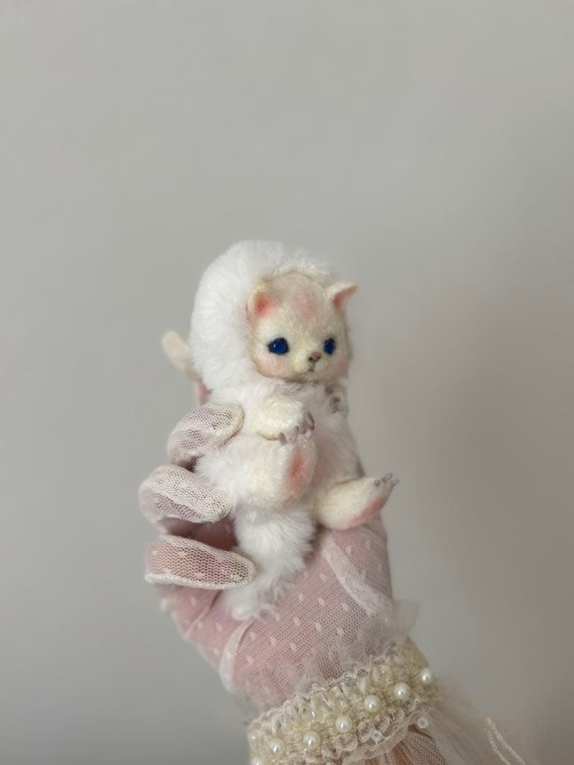 アートドール　こねこ幻獣No.57 羊毛フェルト