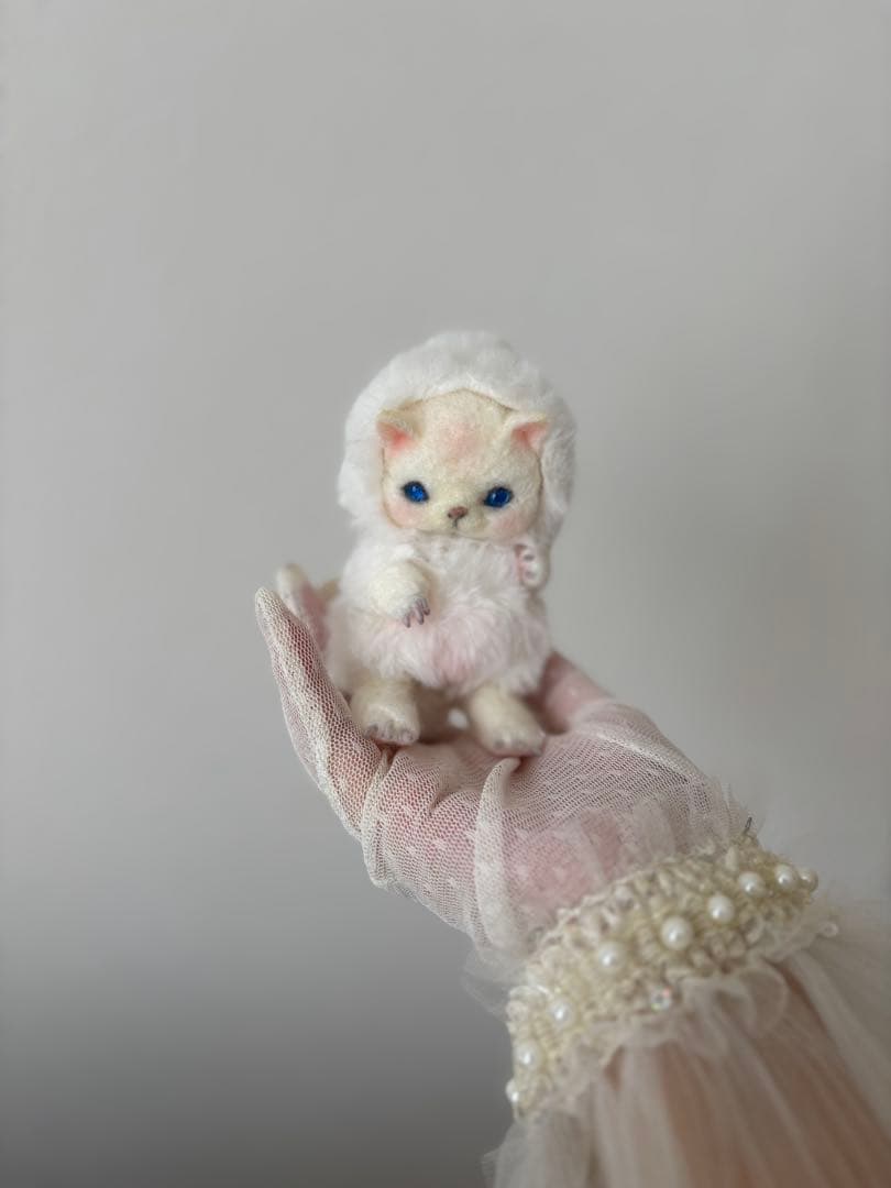 アートドール　こねこ幻獣No.57 羊毛フェルト