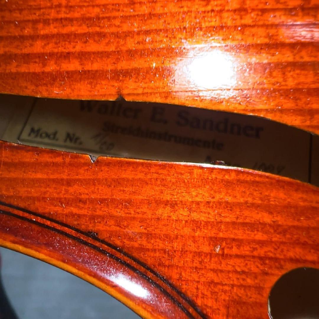 ワルターザンドナー バイオリン　No.1/20 4/4サイズ　2009年製　弓