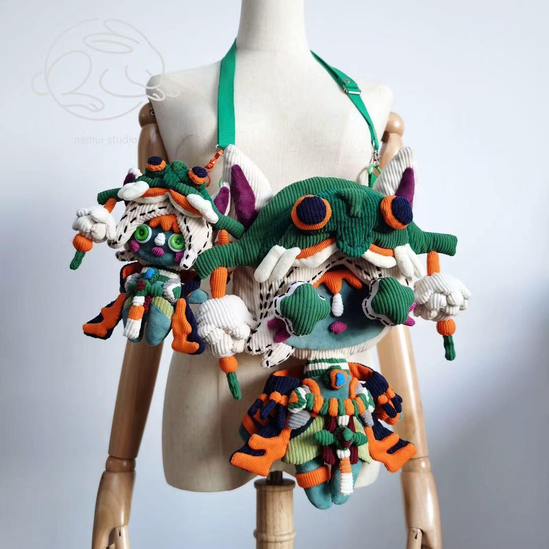 ゼルダの伝説 十字目（じゅうじめ）の手作りバッグ ミネル