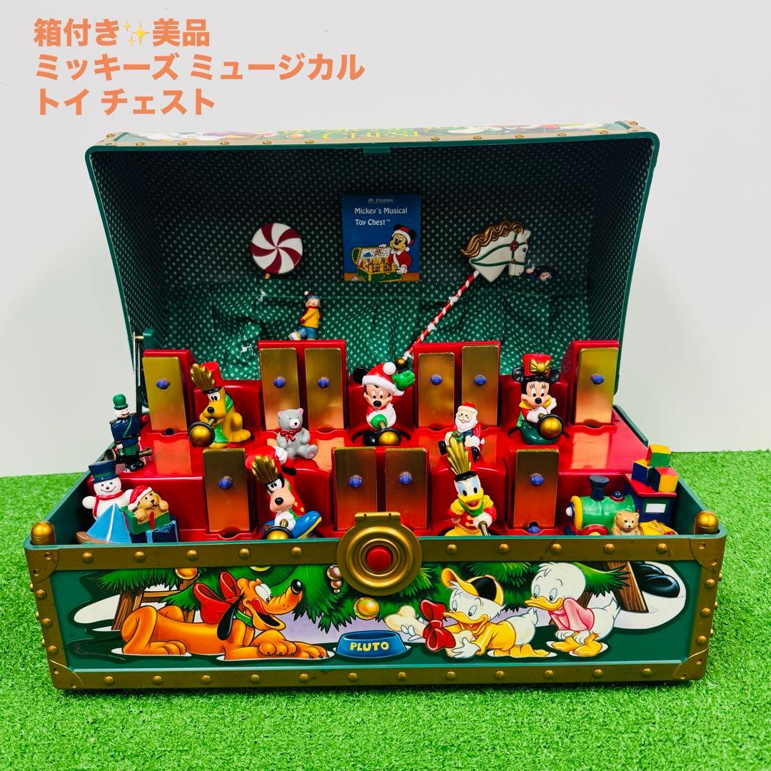 美品 ディズニー ミッキーズ ミュージカル トイチェスト オルゴール