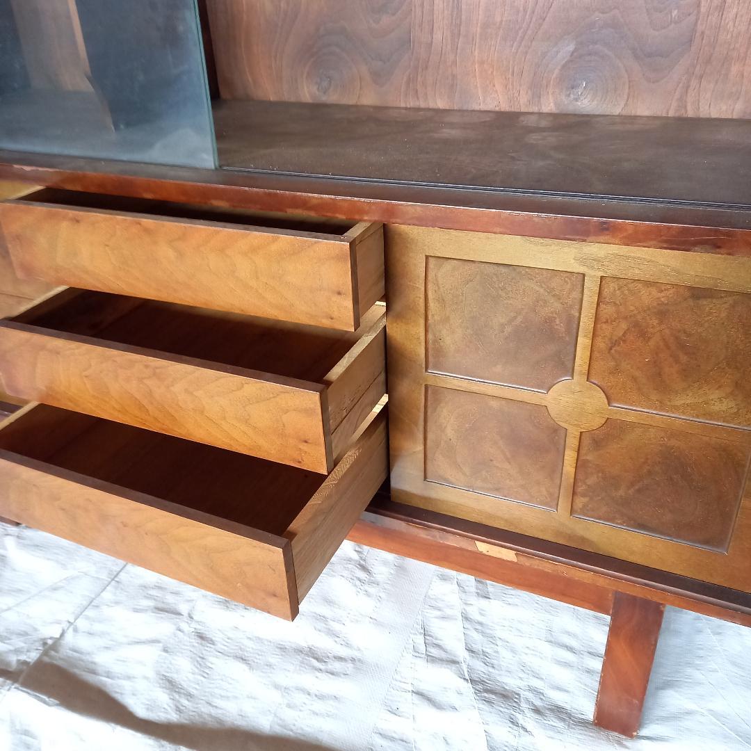 値下げしました！　サイドボード　飾り棚　昭和レトロ