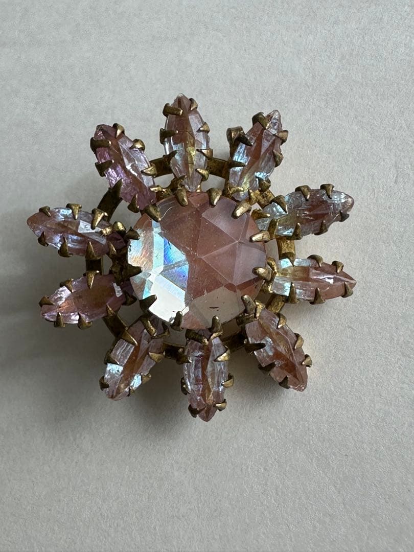 アンティーク　サフィレット　ブローチ