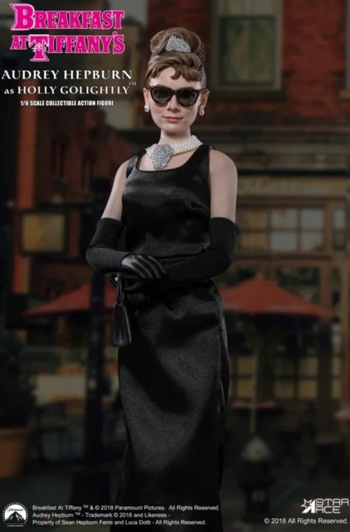 新品　1/6　オードリー・ヘプバーン　アクションフィギュア　ティファニーで朝食を