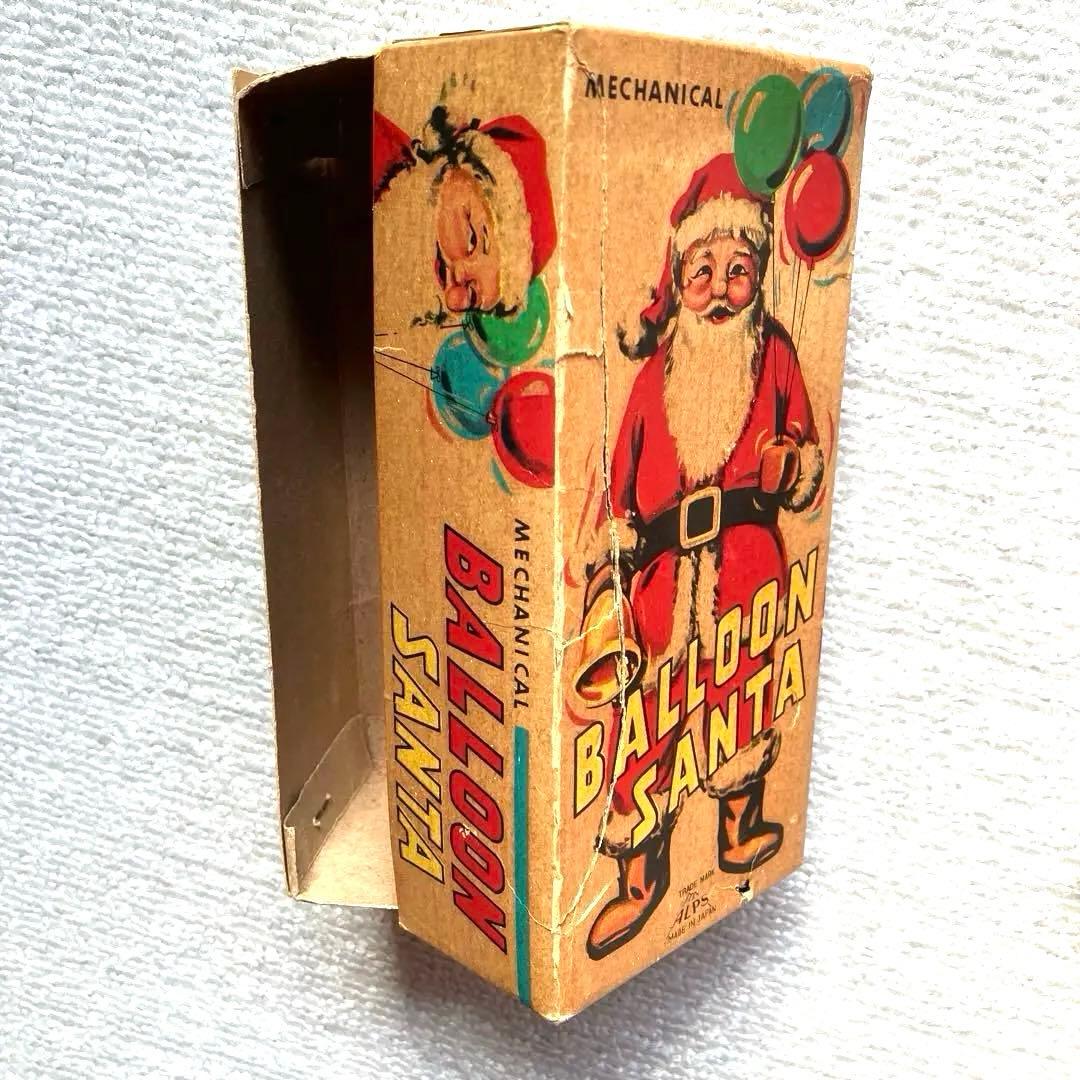 ★超レア★ ヴィンテージ　ブリキのバルーンサンタ　オリジナル箱付き　日本製