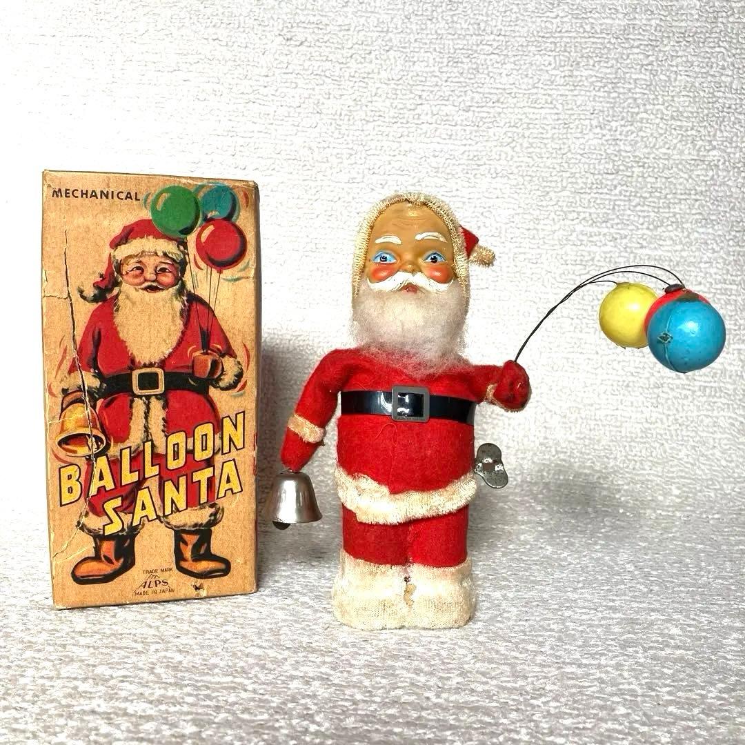 ★超レア★ ヴィンテージ　ブリキのバルーンサンタ　オリジナル箱付き　日本製