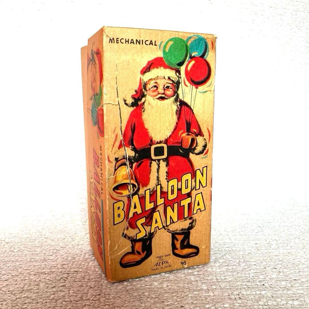 ★超レア★ ヴィンテージ　ブリキのバルーンサンタ　オリジナル箱付き　日本製