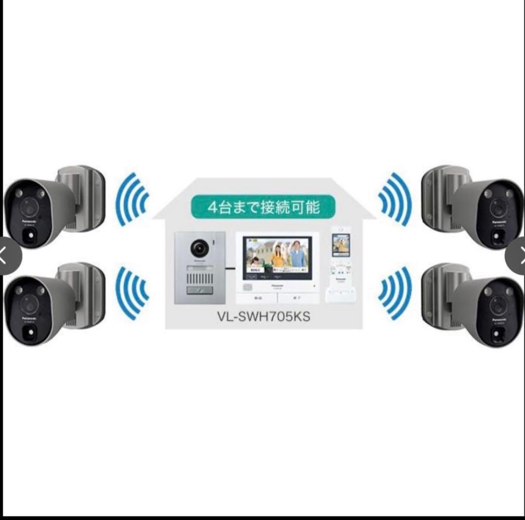 新品未開封ワイヤレスカメラ 防犯 パナソニック 屋外 VL-WD813K