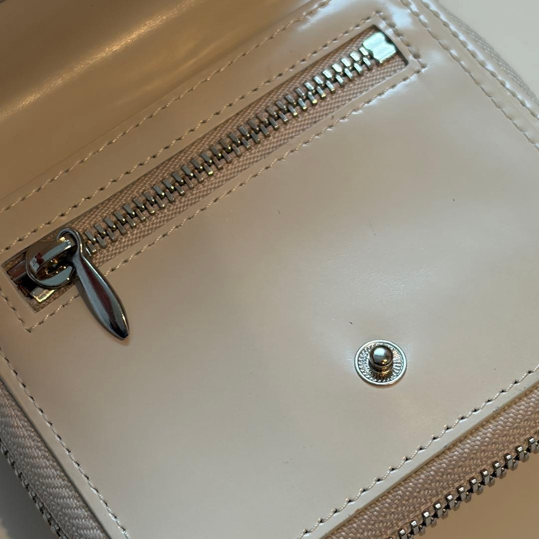 バインダー　ウォレット　アイボリー　韓国　貯金