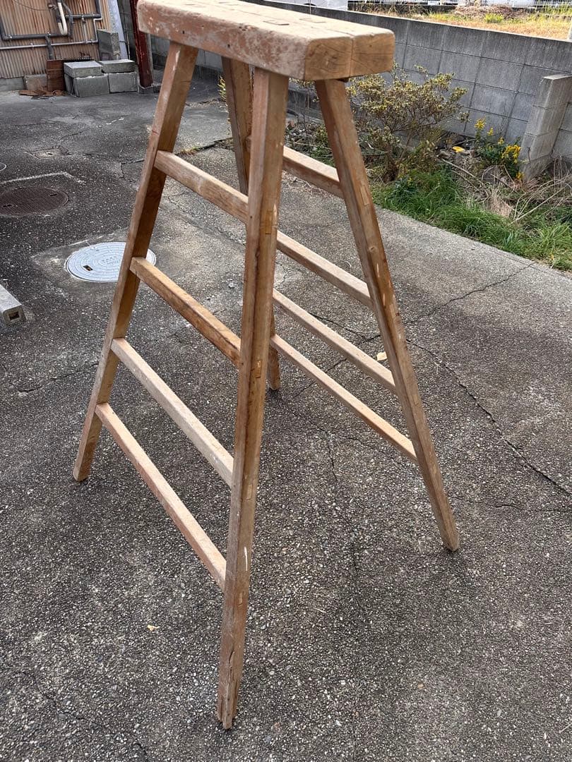 木製脚立 6段 ナチュラルウッド