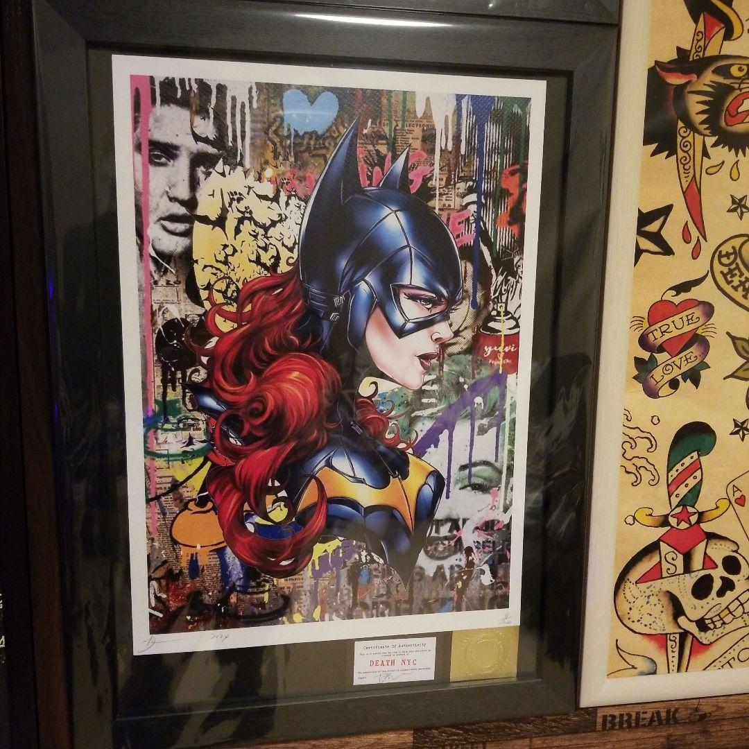 DEATH NYC バットガール banksy ストリートアート限定 100枚
