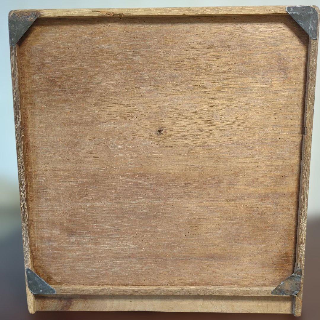 古道具アンティーク5段やや大きめ引き出しA4サイズ可