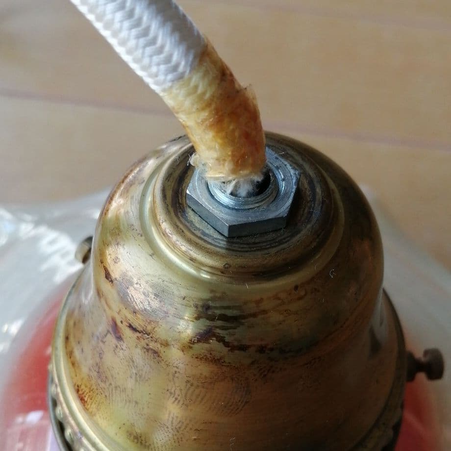 アンティーク　ランプ　シェード