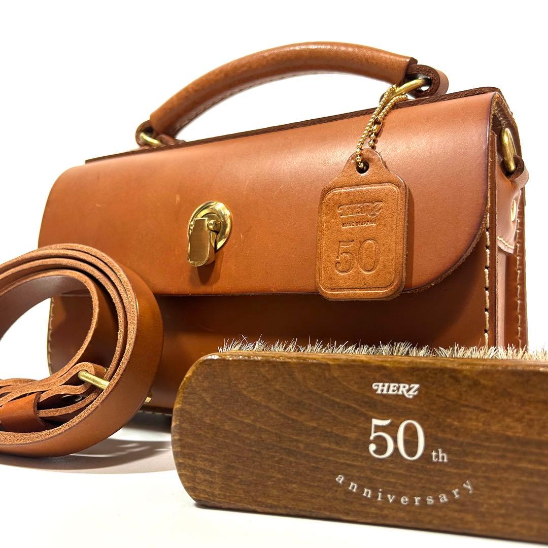 美品✨ヘルツ フィットバッグ 50周年記念CT-2303 オールレザー 2way