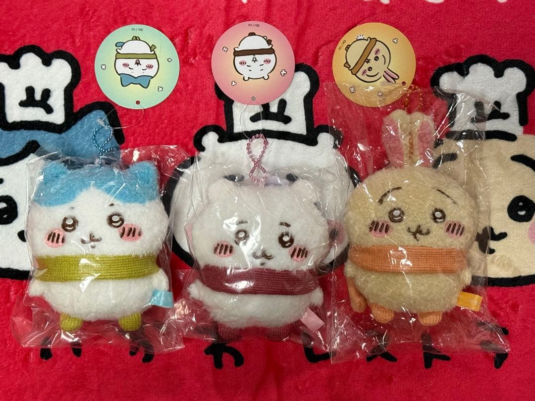 ぬくぬくの装いマスコット　全３種セット