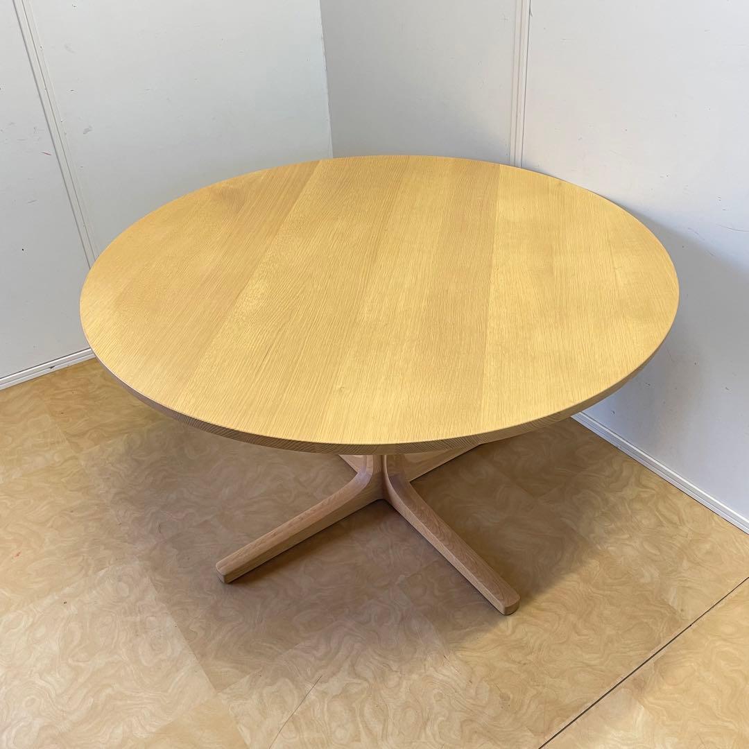 オニャンコポン カリモク 丸テーブル 幅120 ダイニングテーブル 円形