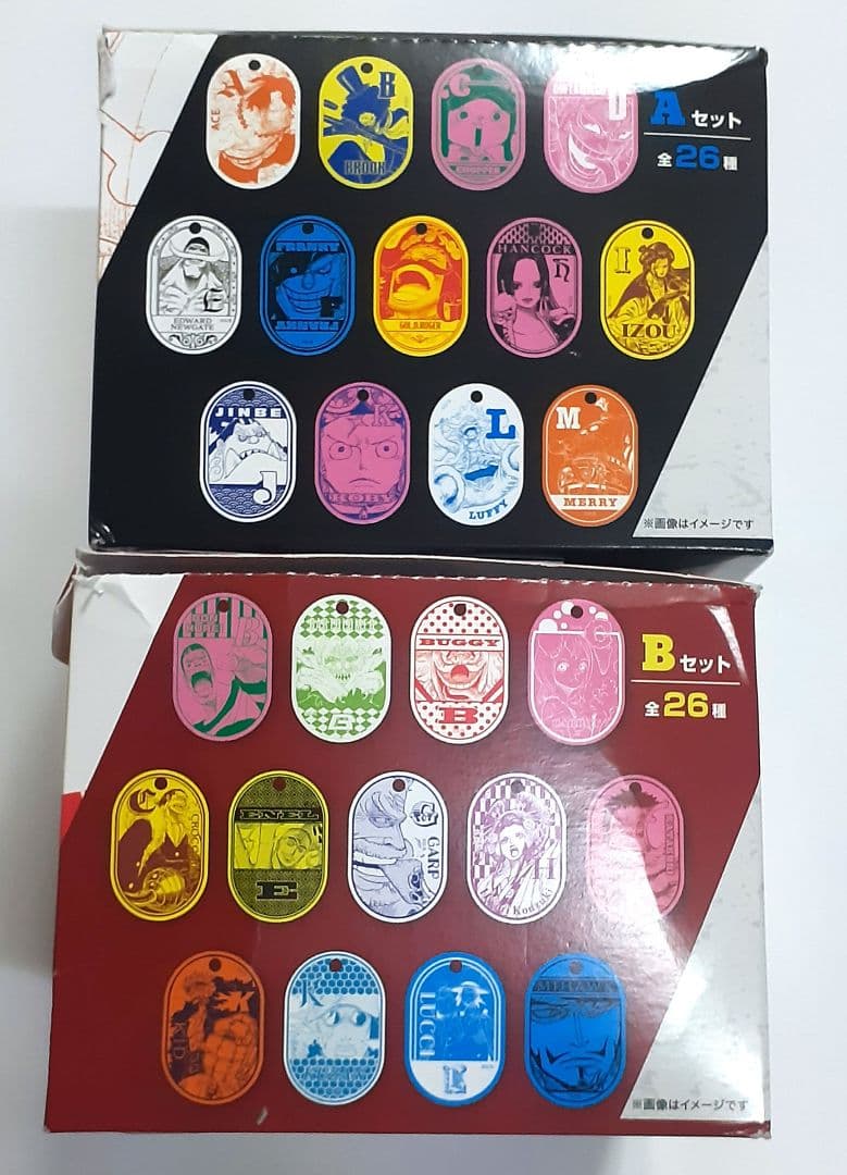 ワンピース 連載26周年記念 アクリルイニシャルキーホルダー BOX セット