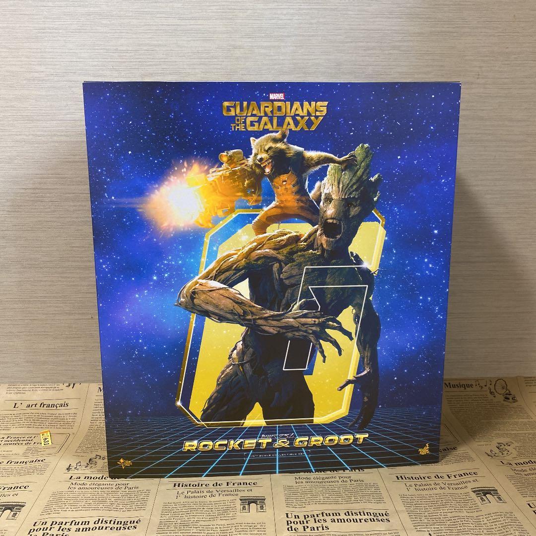 ガーディアンズオブギャラクシー　ホットトイズ　ロケット&グルート