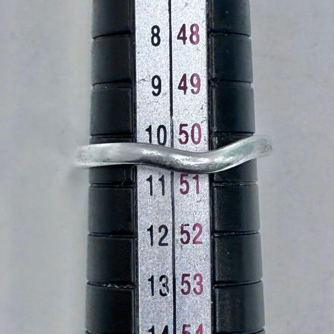 【美品】ティファニー　10.5号　カーブド　バンド　リング　指輪　シルバー