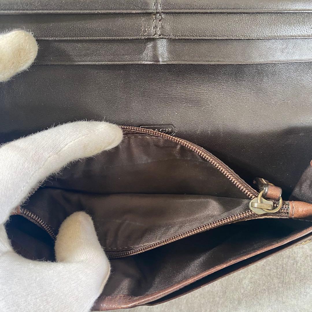 COACH コーチ　パッチワーク 長財布 クロコ　パイソン 本革 レオパード