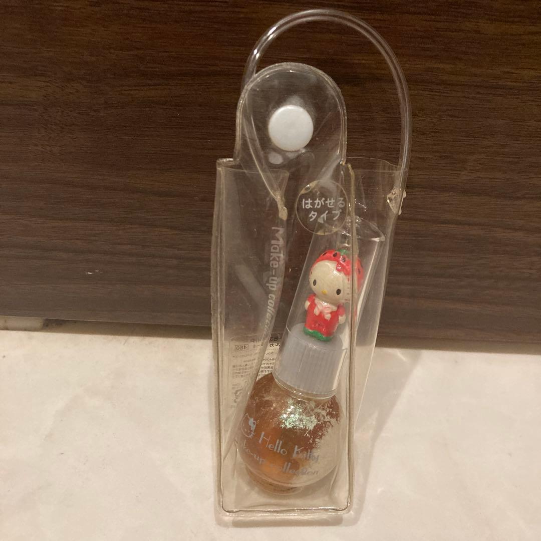 レトロ《2002年 ハローキティ ネイルカラー》当時物コスメ☆マニキュアホワイト
